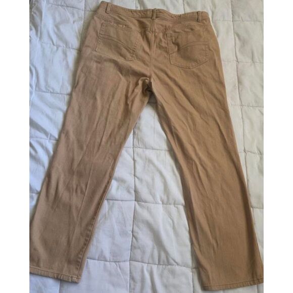 Faded Glory Jeans Women’s Cream Boot Cut Jeans – Size 18 - Picture 1 of 9